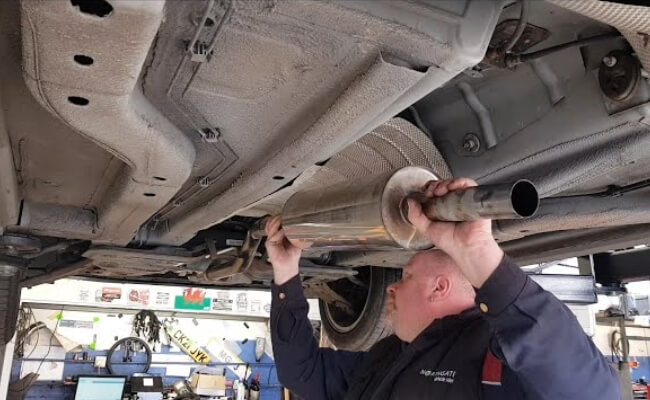 Inspect the Exhaust System