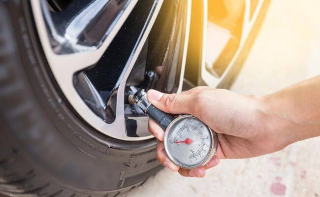 Check your tire pressure at least once a month