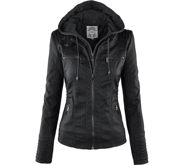 womens leather motorcycle jacket
