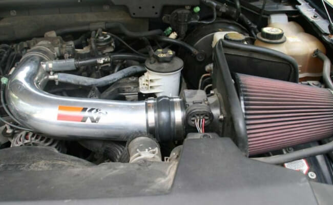 Remove the Filter (cold air intake cleaner)