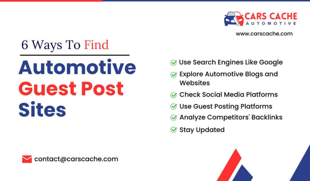 Find the Top Automotive Guest Post Sites for Contributions
