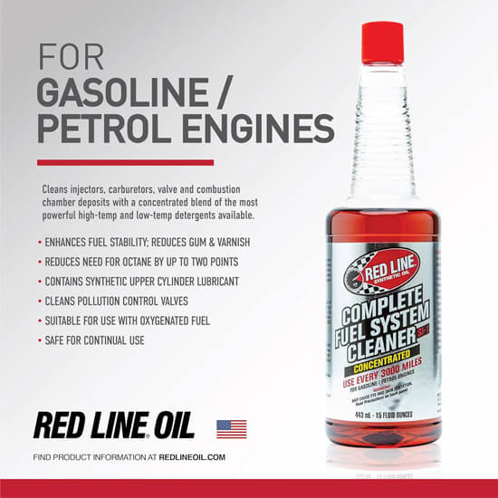 Red Line Synthetic Fuel System Cleaner For Petrol Engines